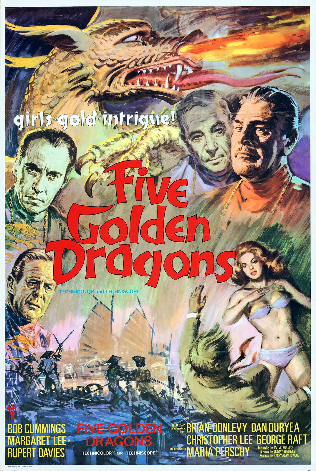 FIVE GOLDEN DRAGONS